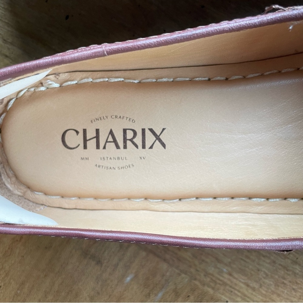 Charix Comfort Travel Office Men's Bordeaux Leather Slip-On Shoes size 10.5-11 - Picture 14 of 15